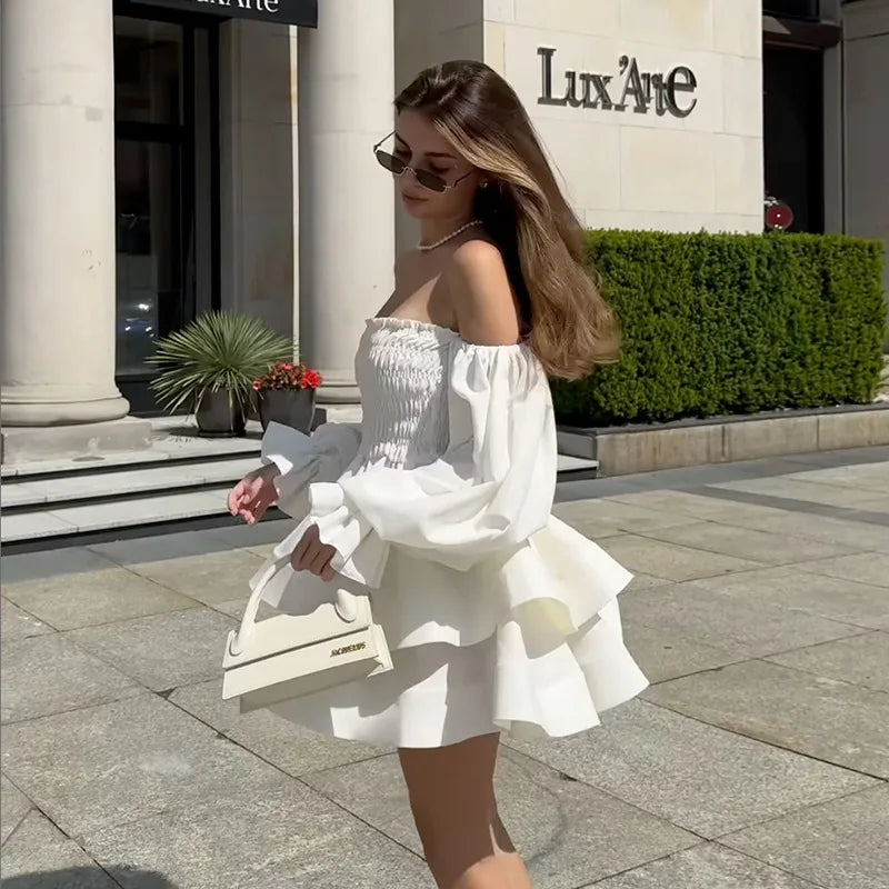 Off-Shoulder Sweetheart Tube Top Dress