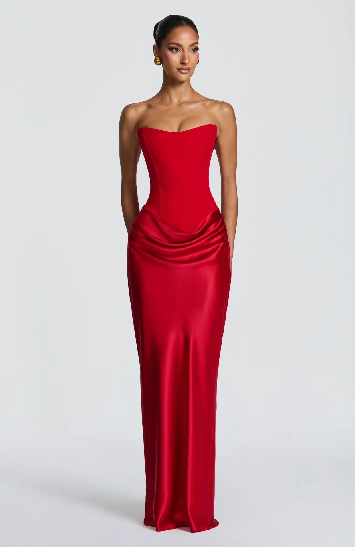 Avrilyaan Satin Pleated Strapless Sleeveless Sexy Dress Women Elegant 2026 Party Dress Backless Maxi Long Summer Dress Vestidos - Shellss