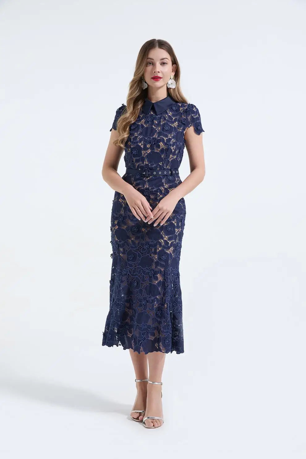 Lace Fish Tail Dress selfportarit