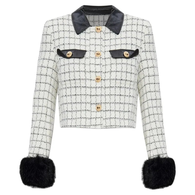 Self Portrait Skirt Set Tweed Clio