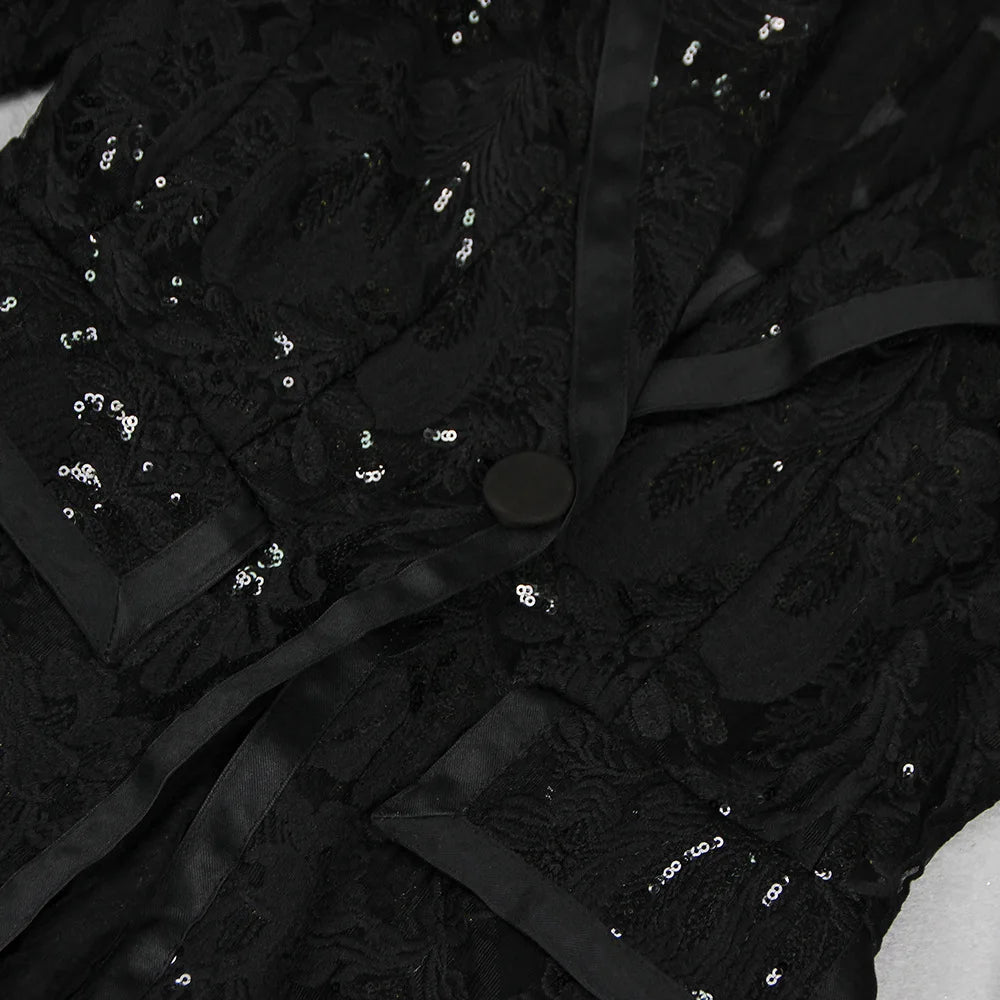 Lace Luxe Power Suit- nadine dior - Same day - Shellss