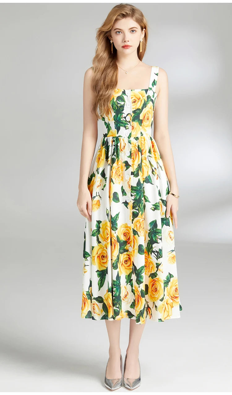 Yellow Rose Dolce Dress