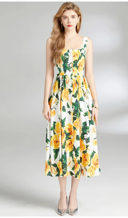 Yellow Rose Dolce Dress