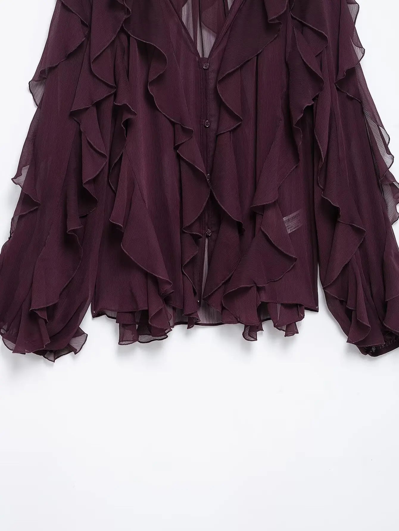 Summer Ruffle frills Top - Shellss