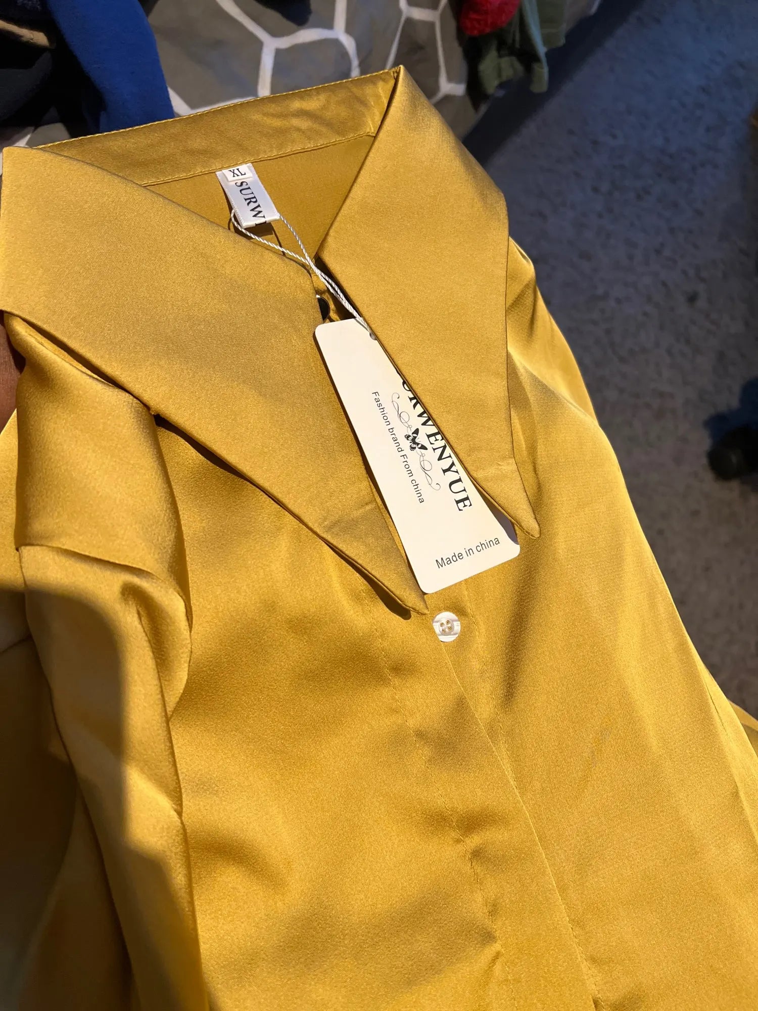 Stylish Elegant Turn Down Collar