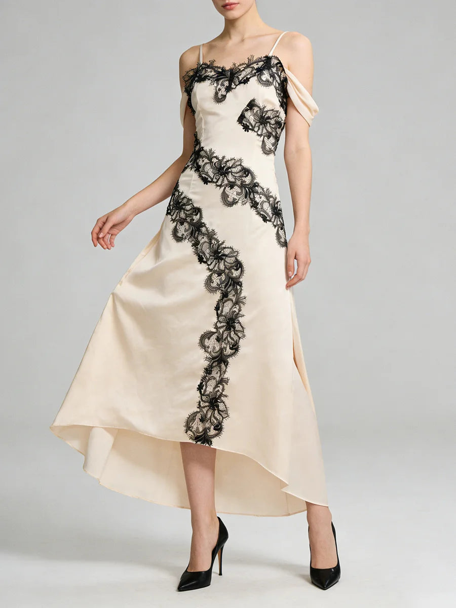 Satin Lace Dresses