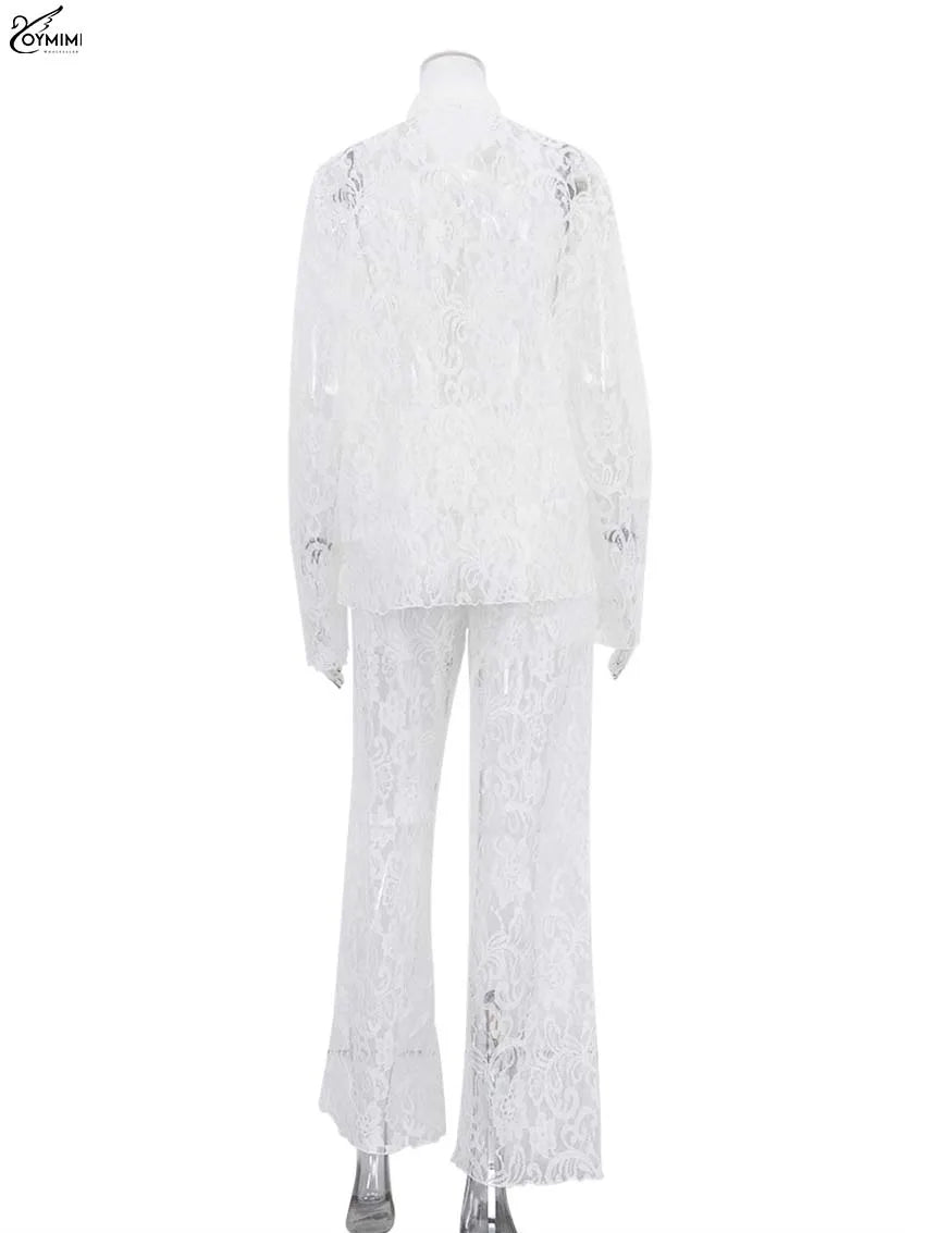 White Lace 2 Pieces Set