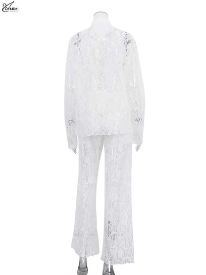 White Lace 2 Pieces Set