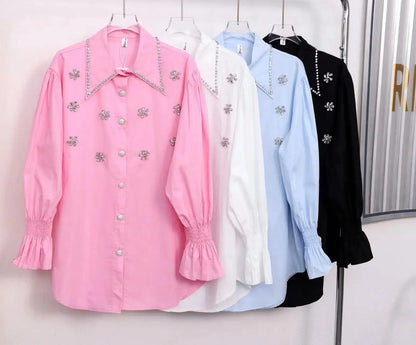 Luxury Embellished Blouses