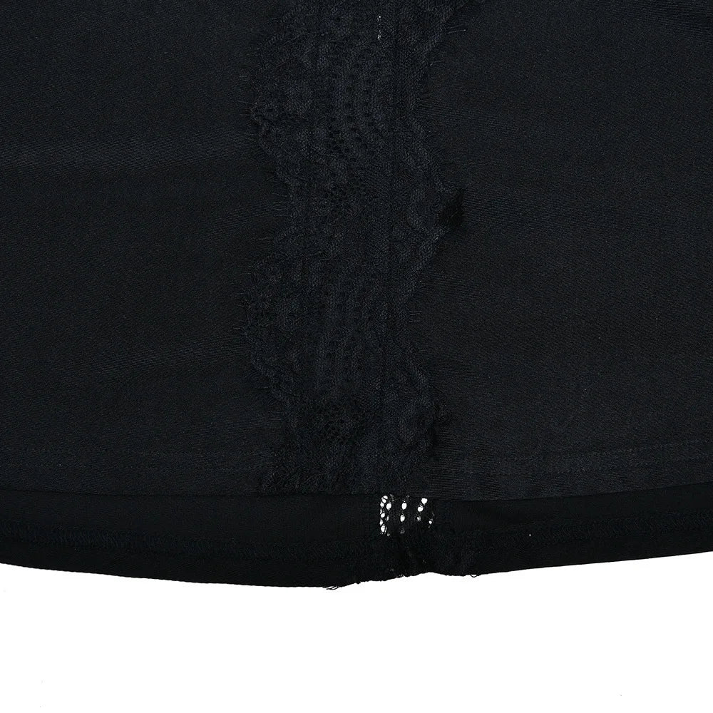 Long Black Lace Dress