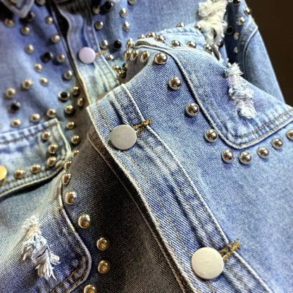 Spring And Autumn Shirt Women's Denim Jacket Trend Fashion Woman Blouse Shirts Women Shirts Women's Clothing Top