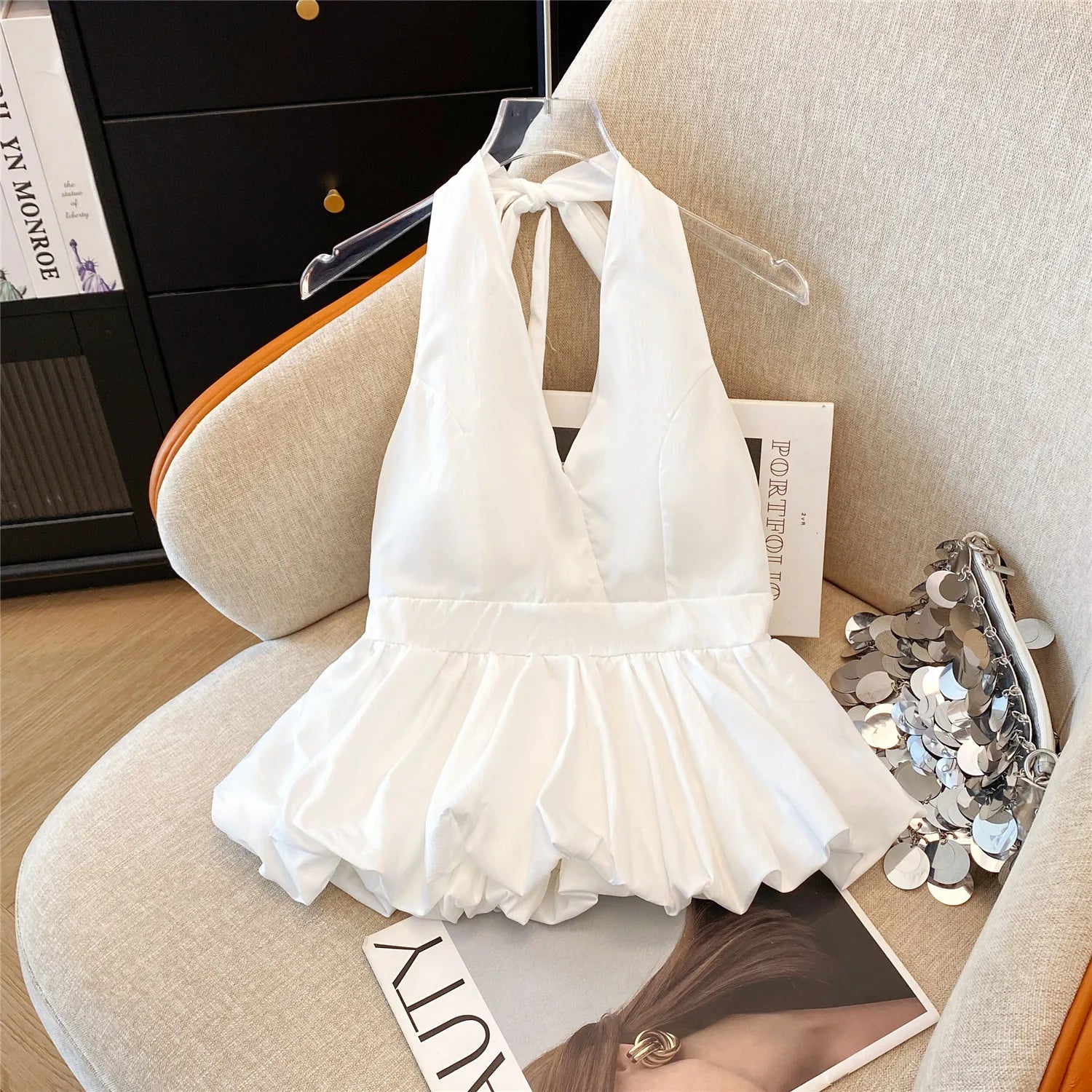 Halter Top With Build-in Bra