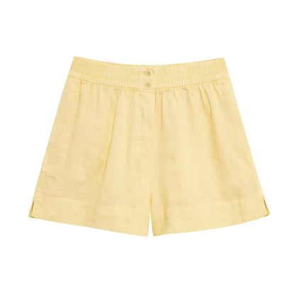 Yellow Summer shorts co ord set