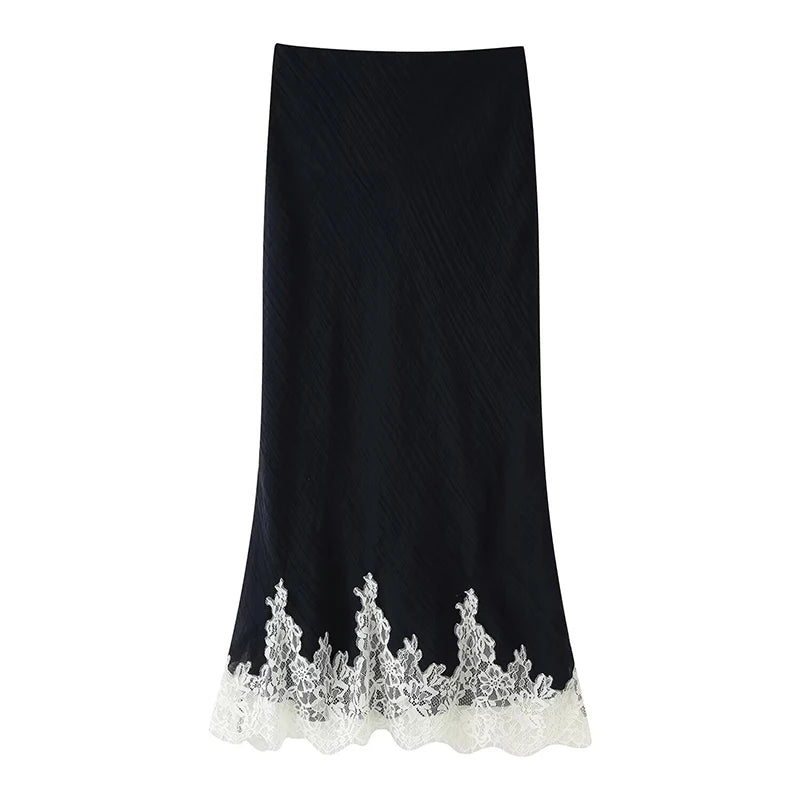 Zara Lace Set Navy Blue