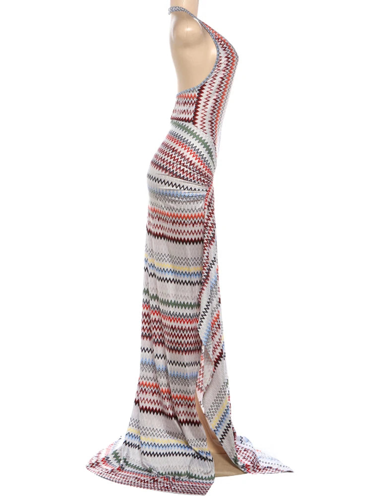 Missoni White Striped Long