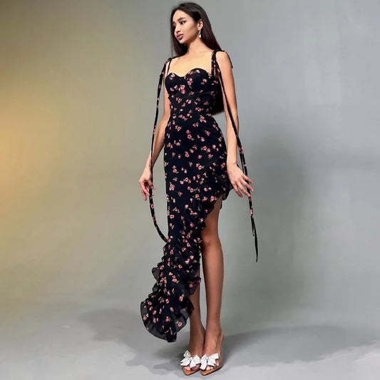 Summer Chiffon Asymmetrical