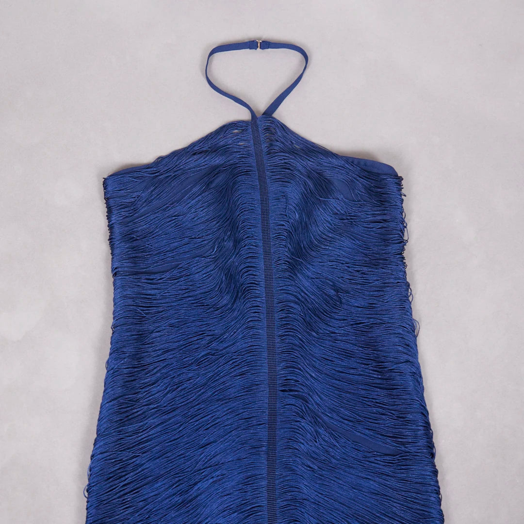 Celebrity Backless Halter Tassel cult gaia vibes