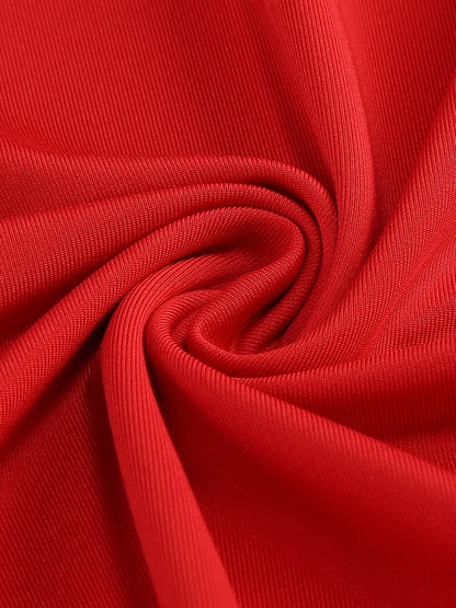 Women's Metal Flower Skirt Two Piece Set Sexy Slanted Neck Long Sleeves Top + Slim Long Skirt Suits Celebrity Party Cocktail