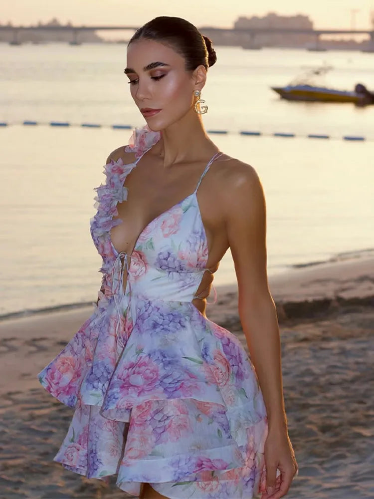 1 Flower Ruffle Mini