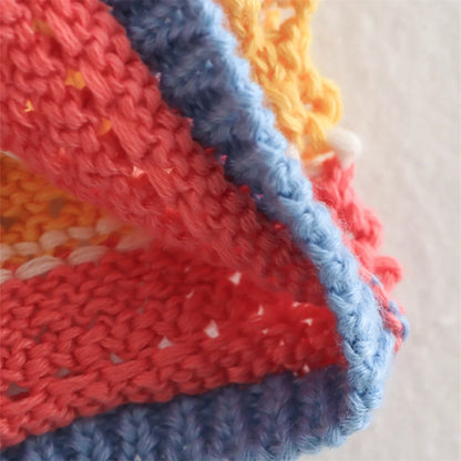 Striped Knit Colorful Set