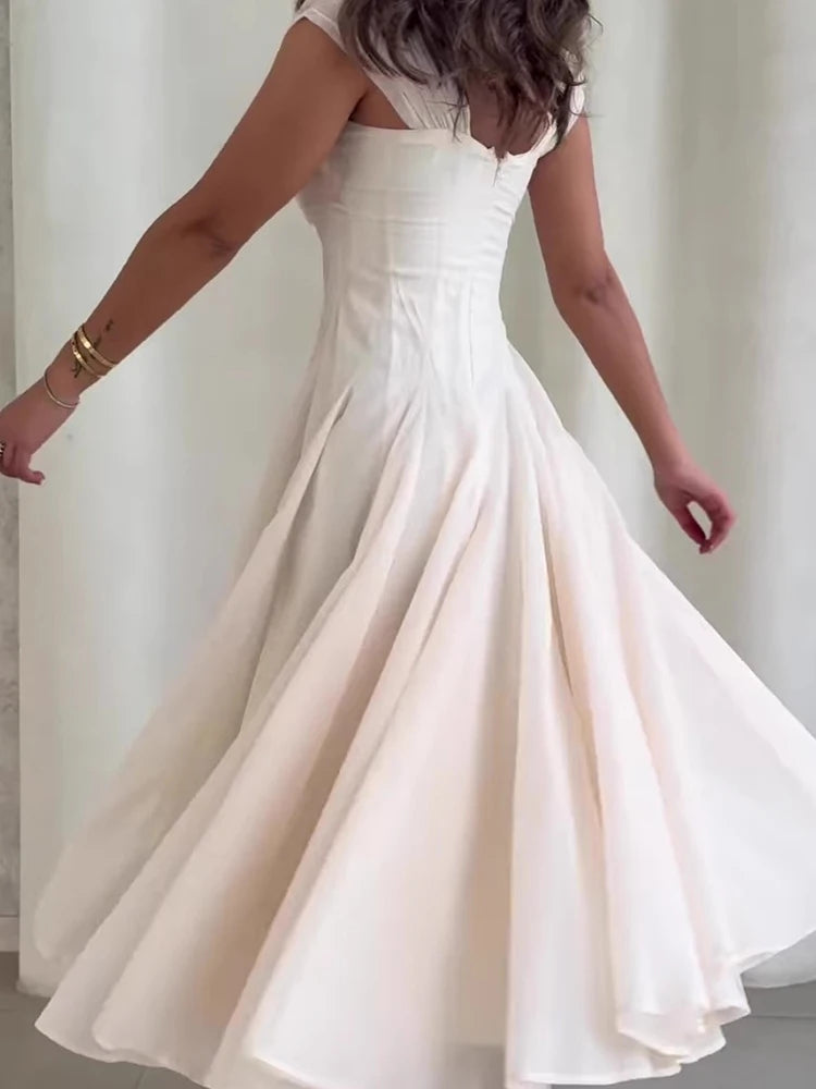 Pleated Evening Dress