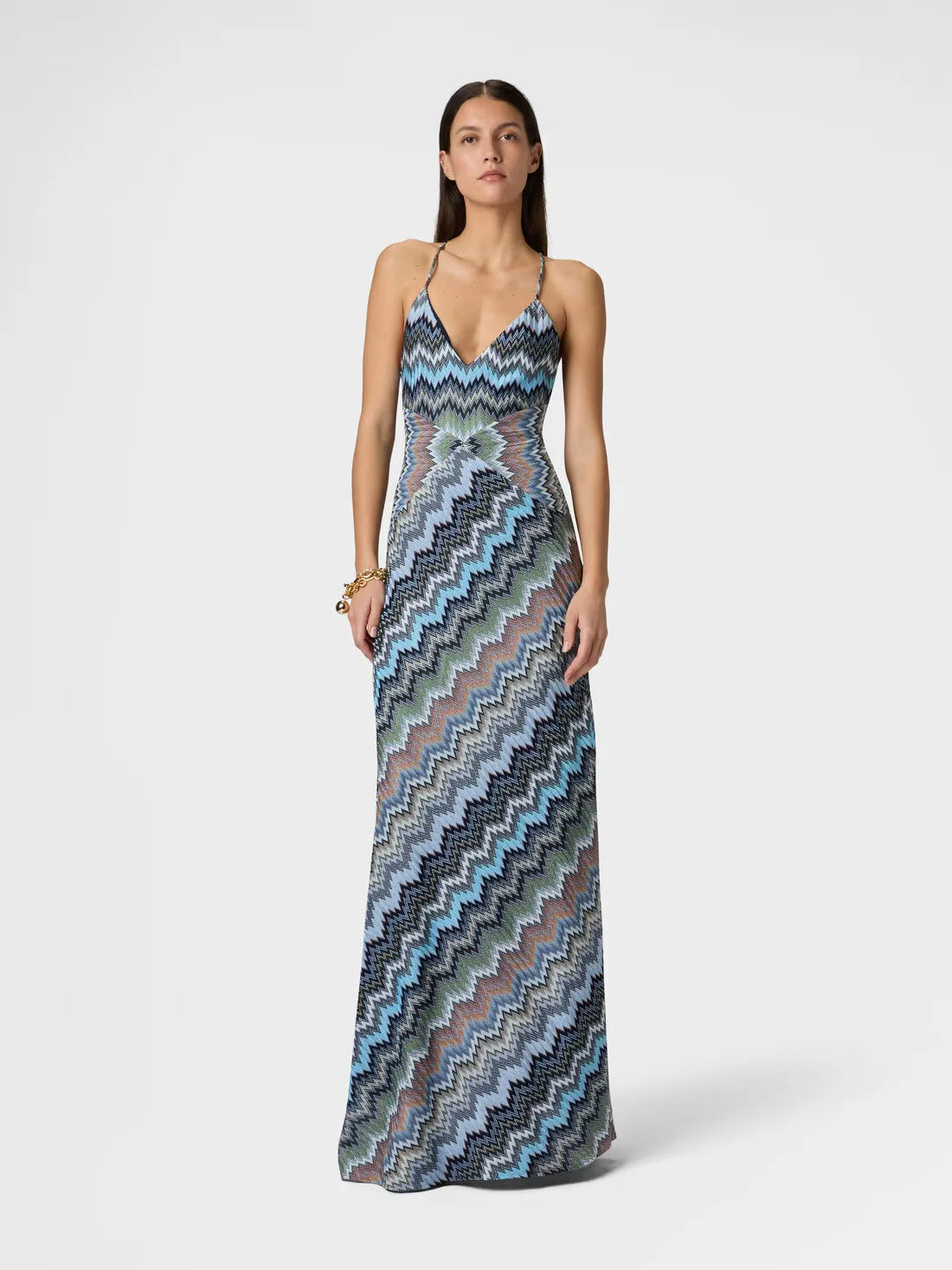 Missoni Long Blue and Red