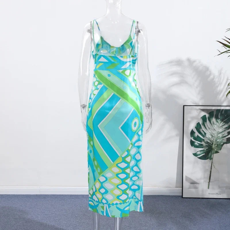 Pucci Green Long Dress