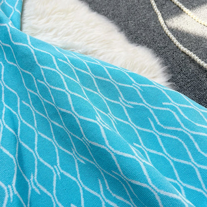 Maje Y2K Geometric Knitted Summer Dress