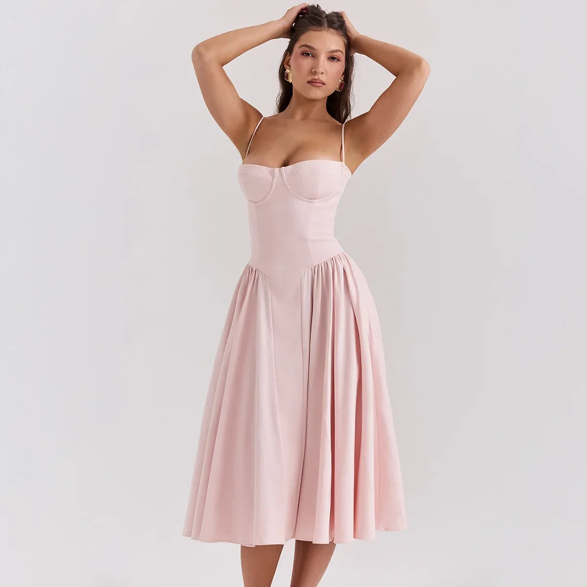 Elegant Midi with Pockets - Shellss