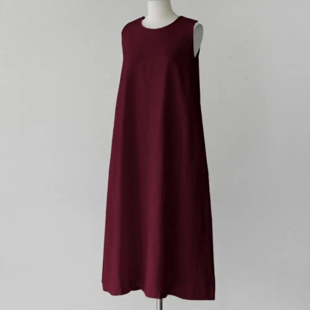 Long Dress Round Neck Long Dress