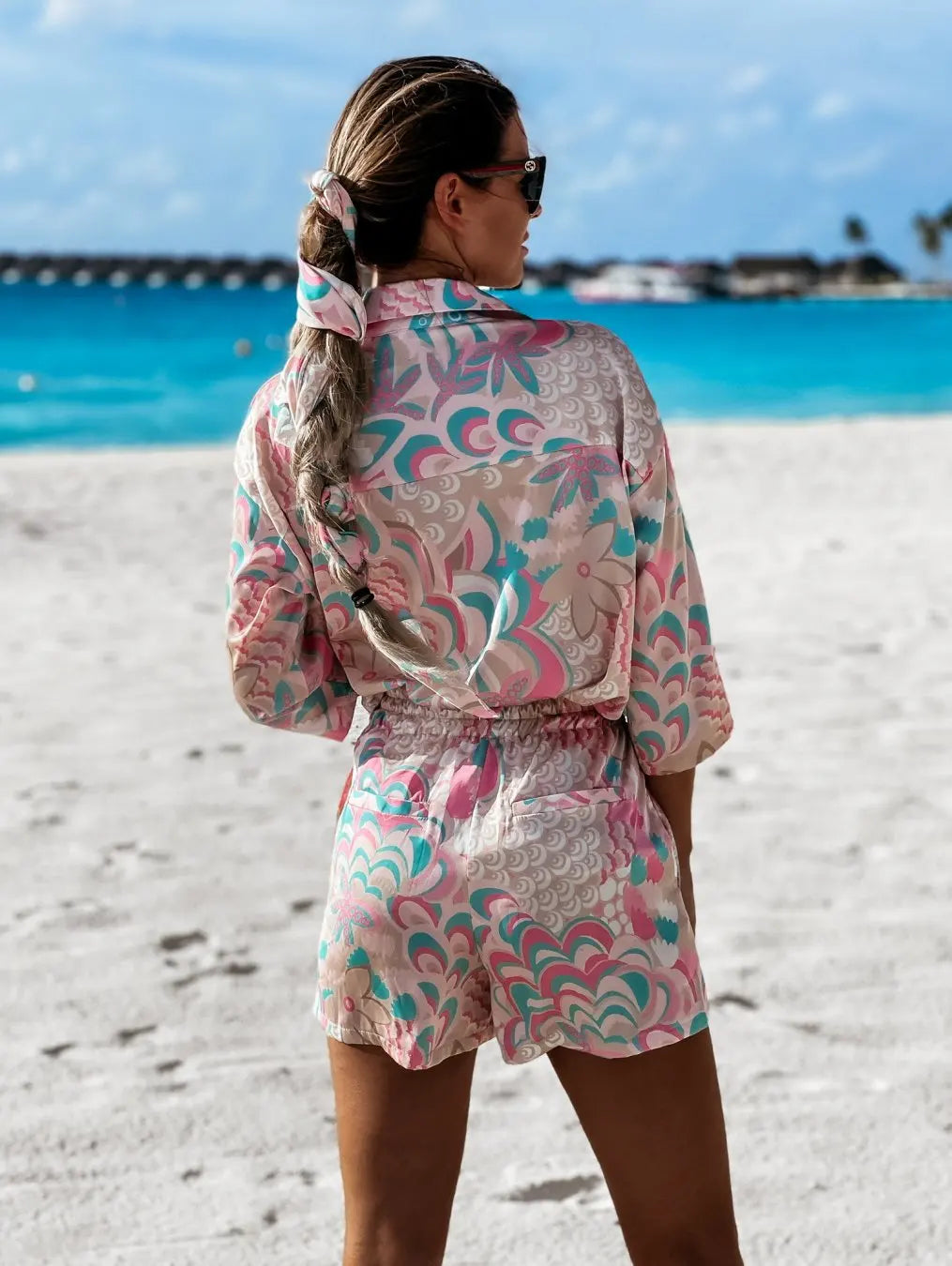 Chic Vintage 2-Piece Short Set