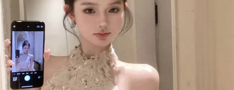 Summer New Little Fragrance Style Hot Girl Tassel Bright Particle Top Bodycon High Waist  Skirt Two Piece Set Women