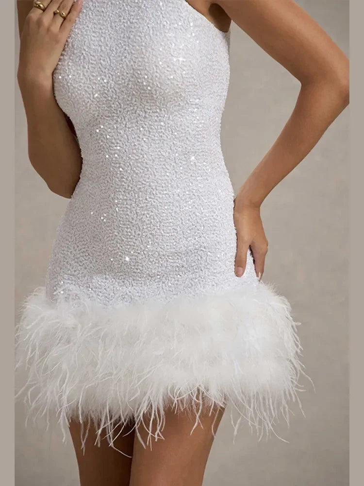 Feather party wear Dior Mini