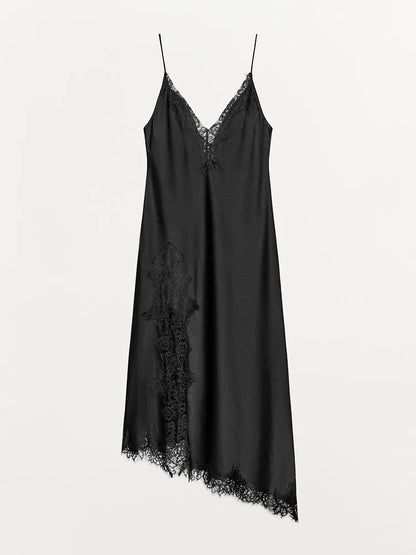 Latest Z ara Lace Satin Dress