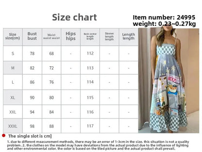Graffiti multi Print summer Midi paradise