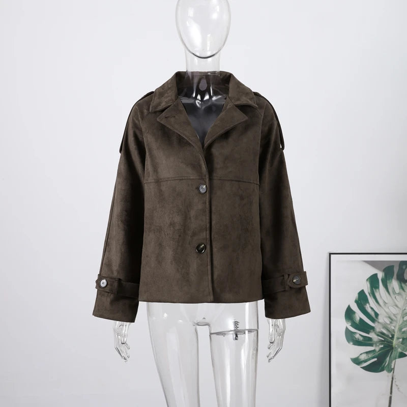 Trending Brown Suede Jacket