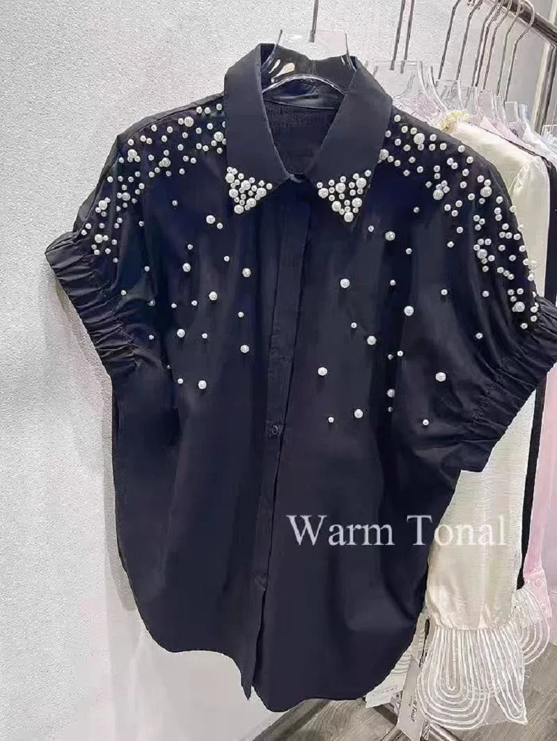 Ivory Pearl Cotton beads - The Royals Shirt