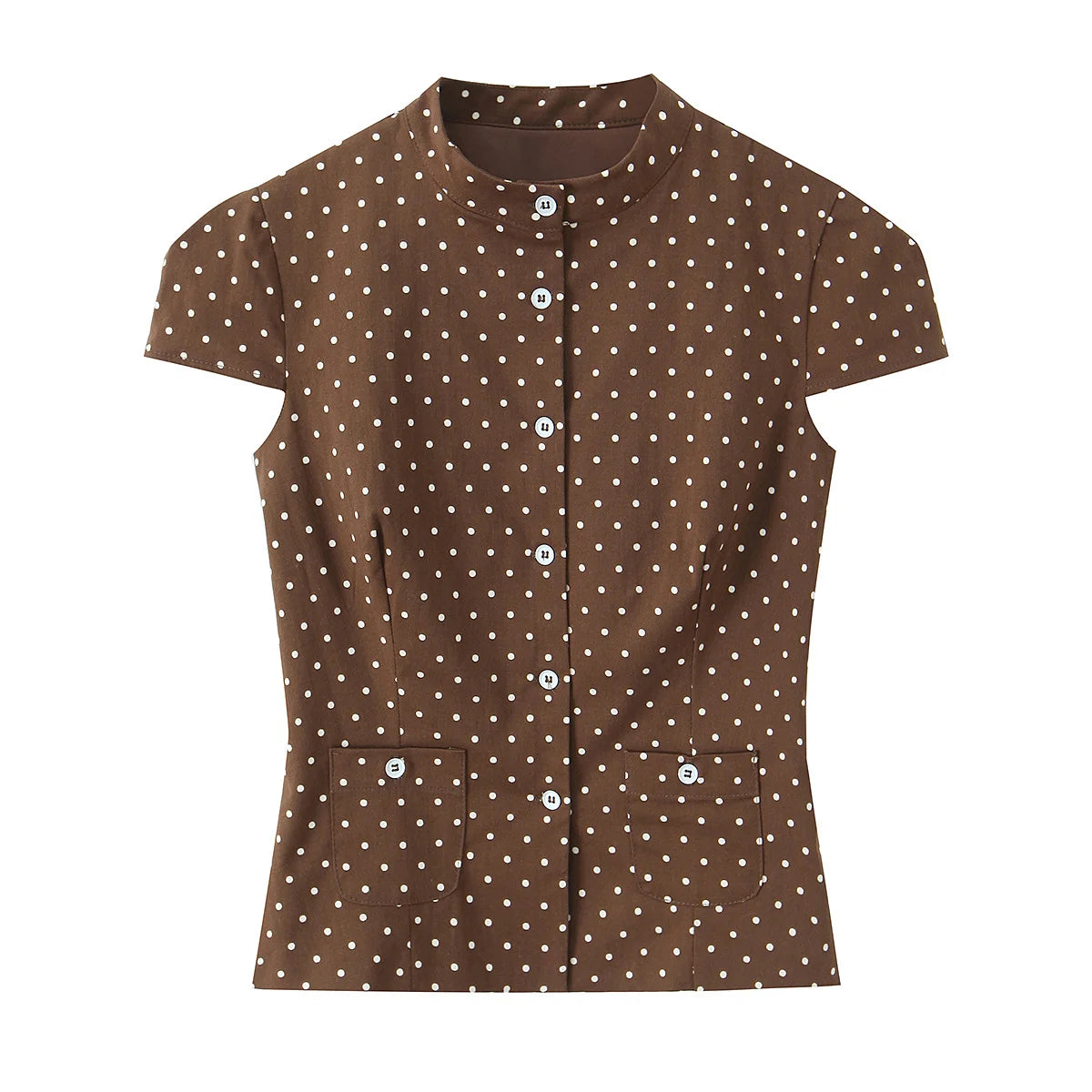 Summer shorts set brown