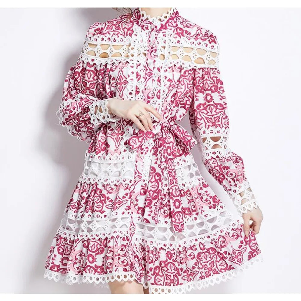 French Vintage cut out lace