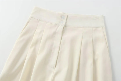 V-Neck Wrap Belted Pants Sets
