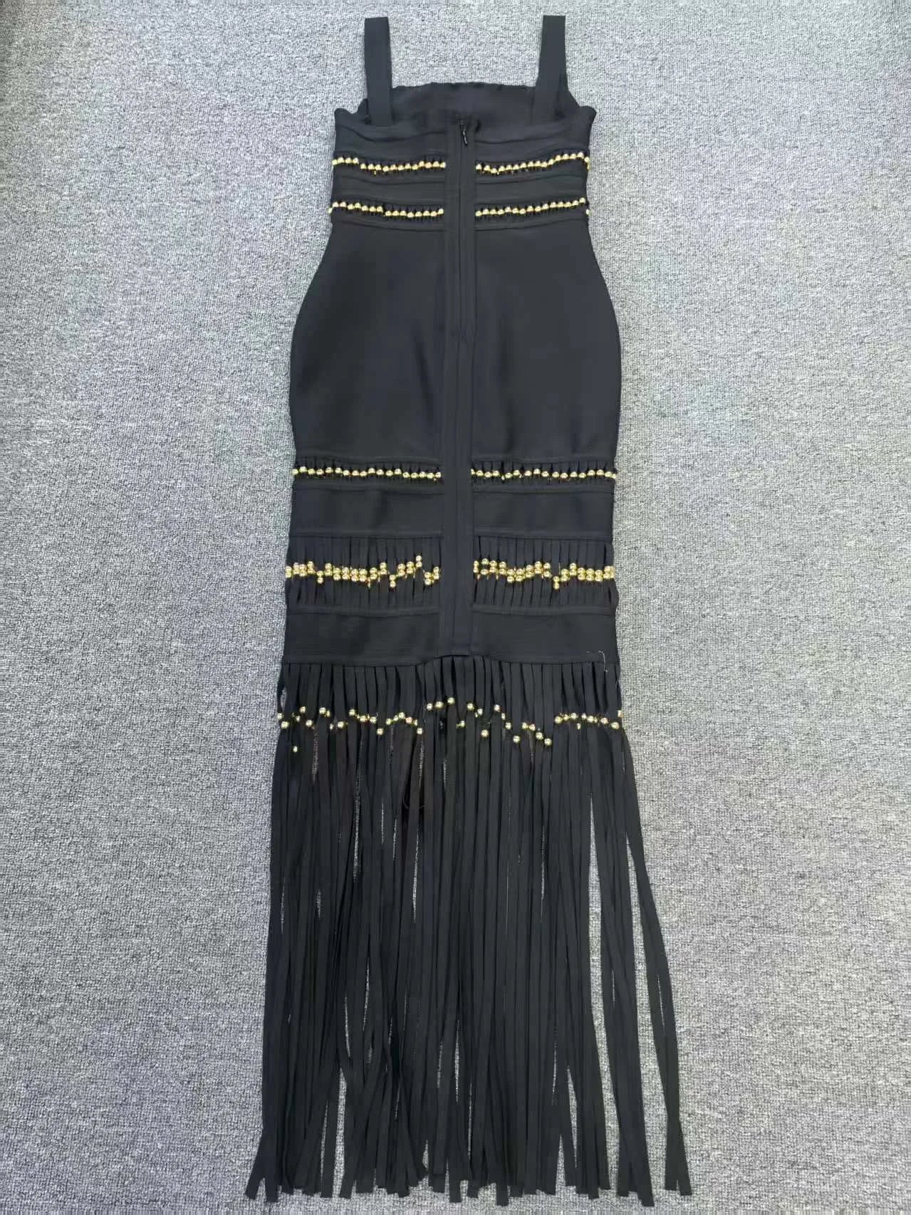 Celebrity Bandage Tassel Dress - Herve Leger spark - Shellss