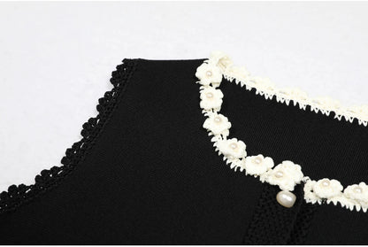 Sandro Knitted Black dress