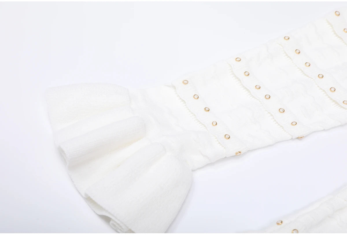 sandro Pearls embellished Skirt & Cardigan
