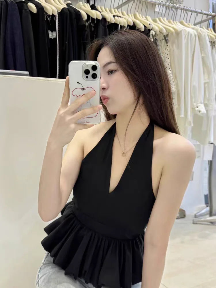 Halter Top With Build-in Bra