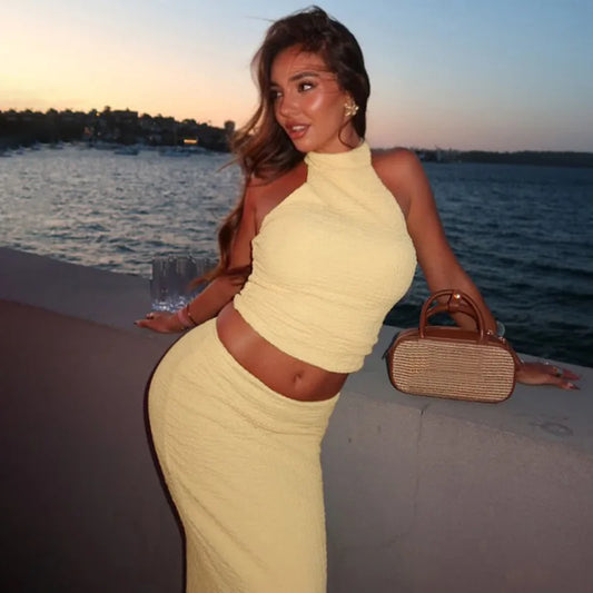 YELLOW Trending dress