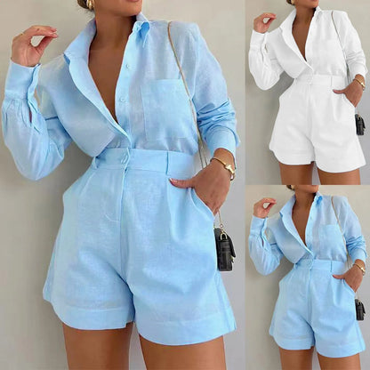 Light Blue shorts set