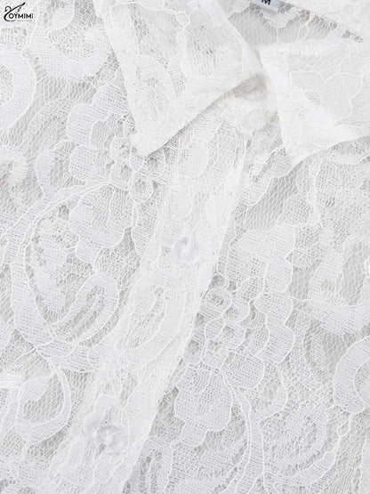 White Lace 2 Pieces Set