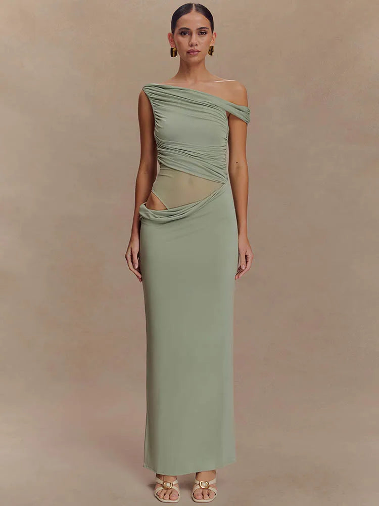 Backless Club Party Long Dress Elegant - Shellss