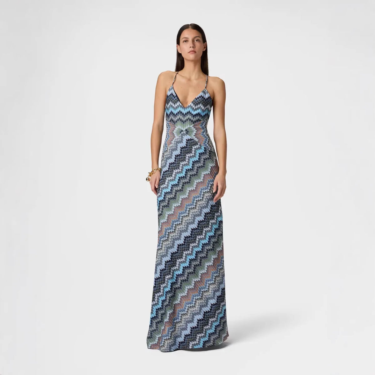 Missoni Long Blue and Red