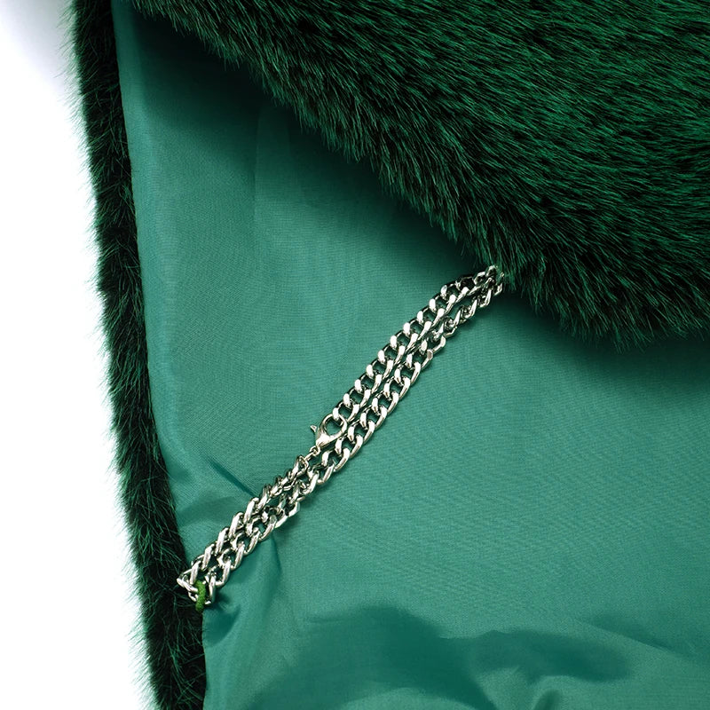 Turtleneck Furry GreenTank Top